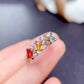 Trendy Colorful Gem Ring