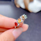 Trendy Colorful Gem Ring